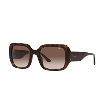 Imagem de Vogue Óculos de Sol 5369S W65613 - Feminino, Trendy, Preto com Lentes Gradient