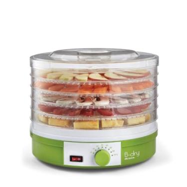 Imagem de Ariete 616 B-Dry, Desidratador de Alimentos, Temperatura de 35°C e 70°C, 5 Cestos, 245W, Branco/Verde - 110V