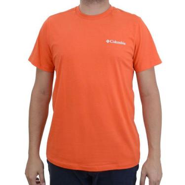 Imagem de Camiseta Masculina Columbia Mc Basic Laranja - 3203
