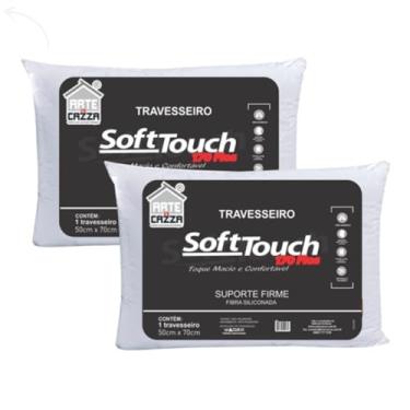 Imagem de Kit Travesseiro 50x70cm Lavavel Anti ácaro 100% Fibra Siliconada Firme - 2 ou 4 Unidades (Kit 2 Unidade)