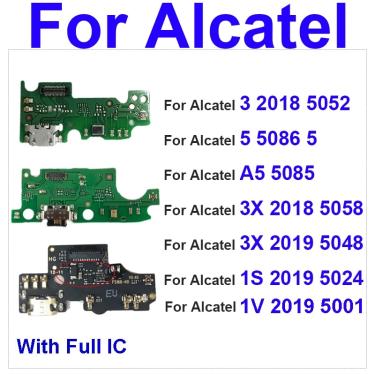 Imagem de Placa de carregamento USB para Alcatel  Placa de carregador  3 5052 5 5086 A5 5085 3X 5058 3X 2019