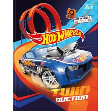 Imagem de Caderno Brochura 1/4 Capa Dura Hot Wheels 80Fls. Pacote Com 05-98265