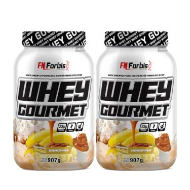 Imagem de Kit 2X Whey Protein Gourmet 907g Pote - FN Forbis Nutrition (Único, Banoffee)