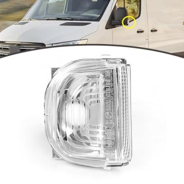Imagem de JESYMBX Para Mercedes Sprinter 2019 2020 Espelho Retrovisor Lâmpada de seta A9109064700 A9109064600 Luz Indicadora Piscante