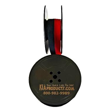 Imagem de FJA Products Fita de máquina de escrever manual portátil real - Nova fita vermelha e preta