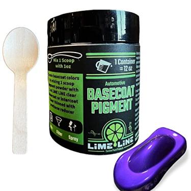 Imagem de LiME LiNE Base Coat Maker Pigmento em pó, grau automotivo, base metálica roxa pérola