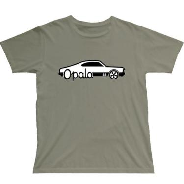 Imagem de Camisa Camiseta Babylook Feminina T-Shirt 100% Algodão Opala Car Carro