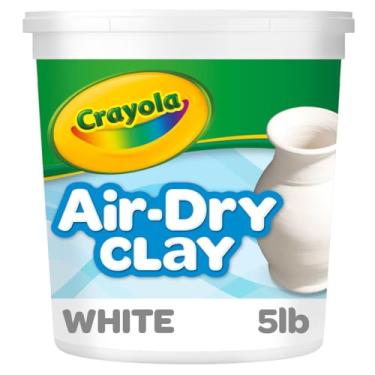 Imagem de Crayola Air Dry Clay, Natural White Modeling Clay, 5 Lb Bucket