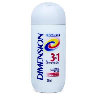 Imagem de Dimension 3 Em 1 Shampoo Anticaspa Com 200ml - Unilever