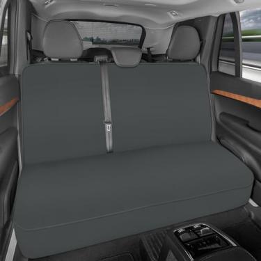 Imagem de BDK AquaShield Capa de assento traseiro de carro, capa de assento traseiro de neoprene impermeável para caminhões Van SUV, protetor de assento de carro ideal para crianças e cães, acessórios