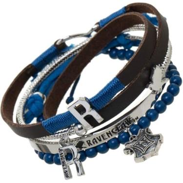 Imagem de Bioworld Conjunto de pulseiras da Corvinal Harry Potter - Pacote com 4, Multicor, OSFM