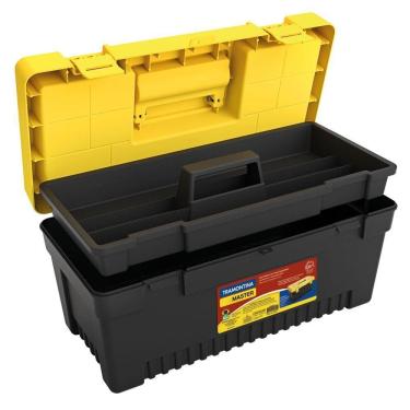 Imagem de Caixa Plastica Para Ferramentas 20" Tramontina Com Tampa Organizadora