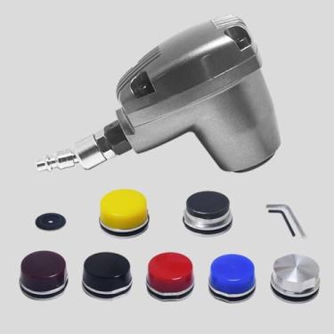Imagem de Martelo pneumático automático de palma pneumático de 1000 bpm (com 7 pontas de martelo) para reparo do corpo, peças vibratórias cortadas a laser de chapa metálica