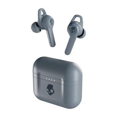 Imagem de Skullcandy Fones de ouvido intra-auriculares Indy ANC com cancelamento de ruído verdadeiros sem fio, bateria de 32 horas, microfone, funciona com dispositivos iPhone Android e Bluetooth - cinza