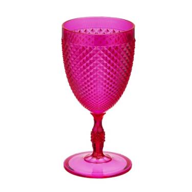 Imagem de Kit de 20 Taças Bico de Jaca de Acrílico (Rosa Neon)