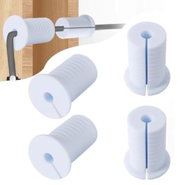 Imagem de Kit de roteamento de cabos Starlink, kit de instalação de cabos, acessórios de montagem, 6 ilhós, broca de pá de 2,5 cm, broca reforçada de 2,5 cm, broca de 5/40.6 cm, 30 grampos de parede (branco)