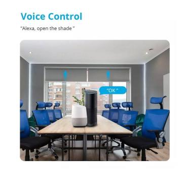 Imagem de Motor e controle para Cortina Tubo de 37mm Tuya Zemismart