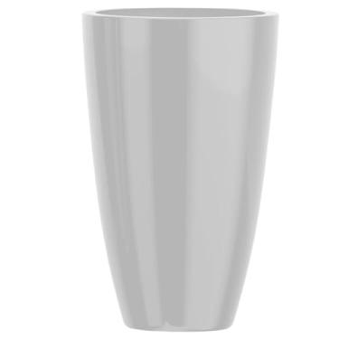Imagem de Vaso Plantas Decorativo Fibra De Vidro Grande 70cm Roma M (Cinza Claro)