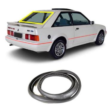 Imagem de Borracha Vidro Traseiro Vigia Escort S/encaixe Friso Até 92 - Disk Bor