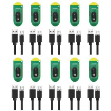 Imagem de Kit 10 Cabo Usb Turbo Celular V8 Todas As Marcas Atacado - Kapbom