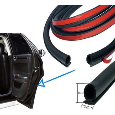 Imagem de Borracha Colar Porta Oca Auto Adesiva Macia Vedação Multiuso 5 Metros 
