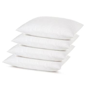 Imagem de Kit 4 Travesseiros 50x70cm EXTRA MACIOS Fibra Siliconada Anti Alergico