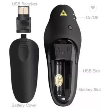 Imagem de Caneta Laser Slide Apresentações Controle Remoto - Bc Bora Colega Shop
