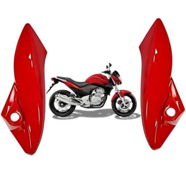Imagem de Bananinha Carenagem Lateral Farol Vermelho Maceio Honda Cb300r 2009 20
