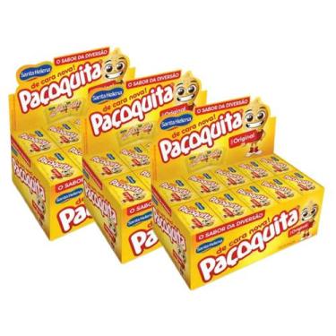Imagem de Paçoca Paçoquita Quadrada Embalada C/50u - 3 Caixas
