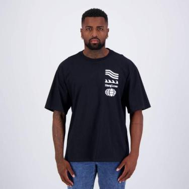Imagem de Camiseta Hang Loose Wide Tee Preta, M