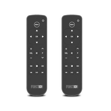 Imagem de Function101 Pacote com 2 controles remotos com botão Bluetooth para Apple TV/Apple TV 4K - Controle remoto de substituição da Apple TV (IR - BLE) sem suporte de voz, 2 pilhas AAA incluídas por