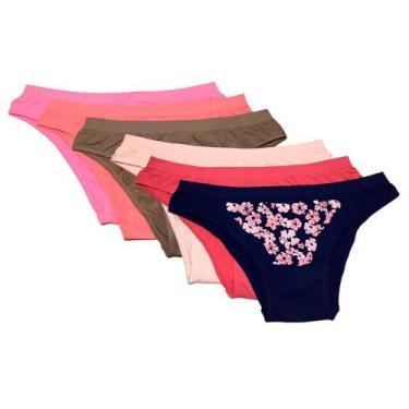 Imagem de Kit 6 Calcinhas Sortidas Trifil - Tecnologia Sem Costura, P, Sortido