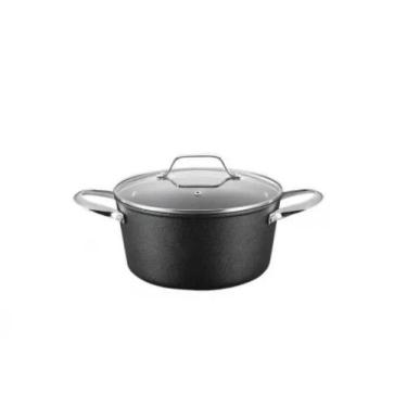 Imagem de Caçarola Mimo PK24C 24 cm Inox Preto - Mimo Style