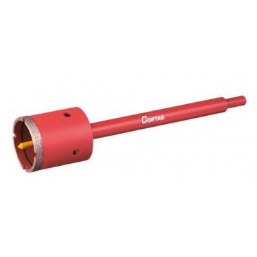 Imagem de Serra Copo Diamantada 50mm Porcelanato Piso Parede Concreto Cortag