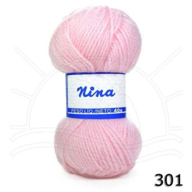 Imagem de Lã Nina Pingouin 40g, 0301 BABY
