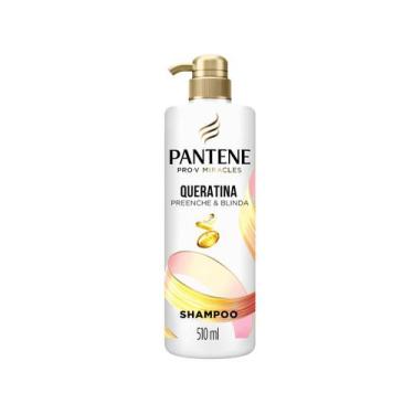 Imagem de Shampoo Pantene Queratina Preenche & Blinda 510ml, 510ml