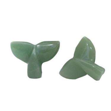 Imagem de MINI RABO DE BALEIA / RABO DE SEREIA QUARTZO VERDE (1,5 a 3)cm - GOMES