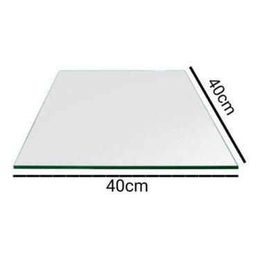 Imagem de Kit 2 Vidro Expositor Balcão Vitrine Loja 30x40 E 40x40 4mm - Nacional