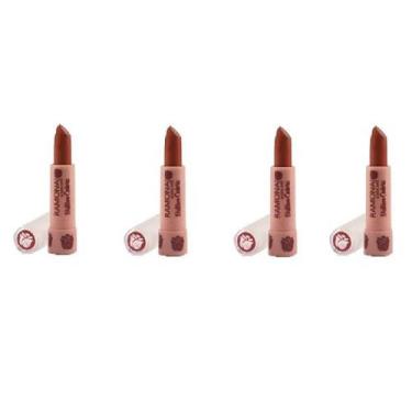 Imagem de Kit 4 Batom Colors Cor 23 Cacau 3,8gr - Ramona Make Up