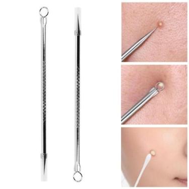 Imagem de Pinca extrator de cravo com 2 pecas na cartela liangyan acne needle to