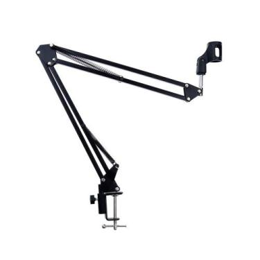 Imagem de Suporte Mesa Articulado P/ Microfone Studio Rádio - Amana Store