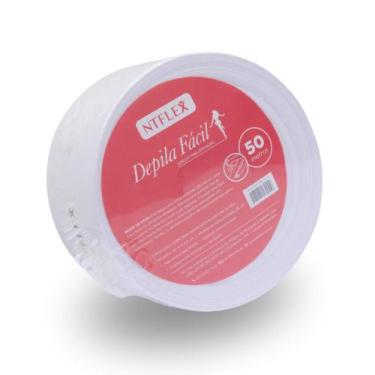 Imagem de Lenços Para Depilação Depila Fácil Rolo 50mts  01 Rolo Ntflex