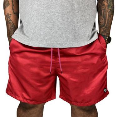Imagem de Short Praia Masculino Extra Plus Size Elástico Com Cordao - MP Moda Ma