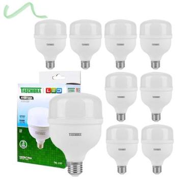 Imagem de Lâmpada Forte High Led Tkl225 E27 40w 6500K Taschibra Kit 10
