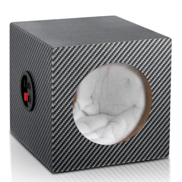 Imagem de Suacopzar Subwoofer subwoofer com porta quadrada de 16,5 cm com tapete de algodão absorvente de som e pontas de alto-falante, caixas de alto-falante robustas produto para ótimo áudio, experiências de