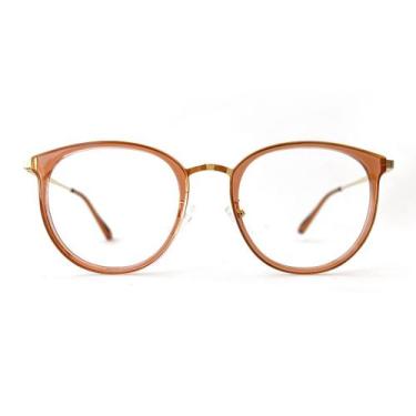 Imagem de Armação De Óculos Grau Premium Leve Feminino Gatinho Arredondado Grand