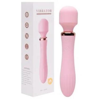Imagem de Vibrador Varinha Mágica 10 Vibrações Lilo Vipmix, ROSA