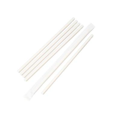 Imagem de Canudo de Papel Biodegradável Branco Cx c/ 3000un Glu Glu