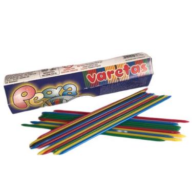 Imagem de Jogo Pega Varetas de Plástico Colorido c/21 Mini Play