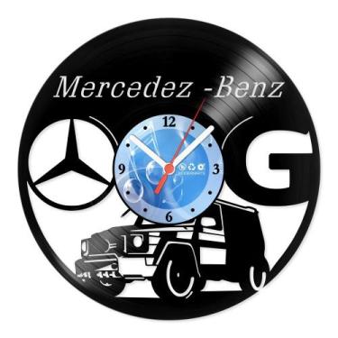 Imagem de Relógio De Parede Disco Vinil Carros - Mercedes Benz G - VCA-032 - Mod